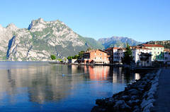 Gardasee Berglandschaft am Gardasee