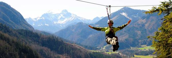 Flying Fox Alpin in der Steiermark