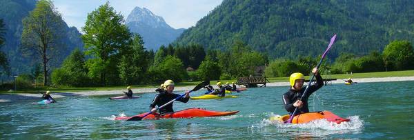 Kajakfahren auf der Salza