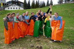 Schulgruppe bei der Funolympiade