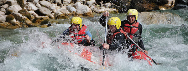 Action beim Mini Rafting in der Steiermark bei Freelife Outdoorsport