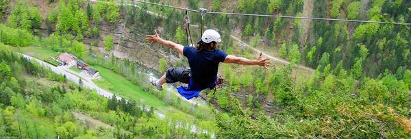 Flying Fox im Salzatal