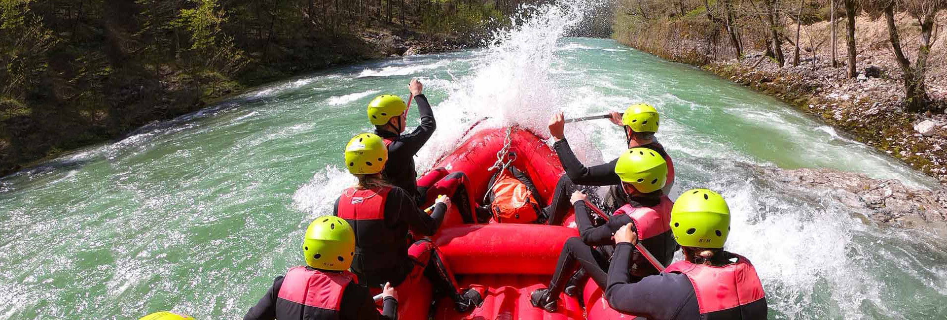 Salza Rafting bei der Adventure Week