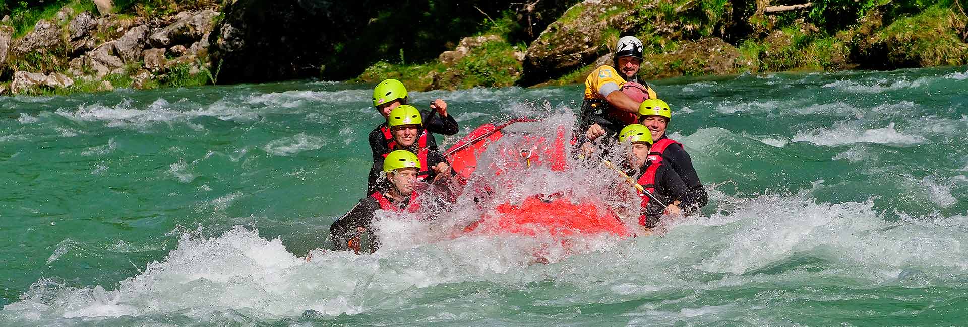 Raftingtour auf der Salza