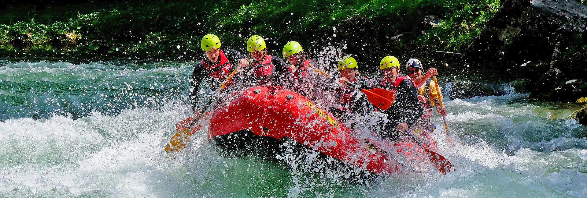 Rafting auf der Salza bei Wildalpen